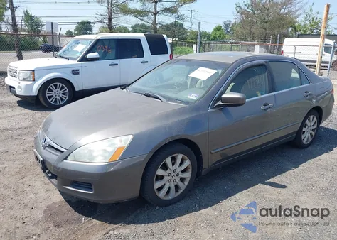 2007 Honda Accord 3.0 Ex из США, поврежденный, VIN 1HGCM66537A081573